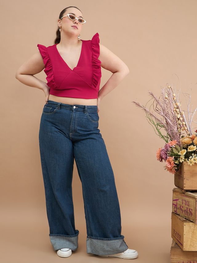 Women Fitted Crop Top