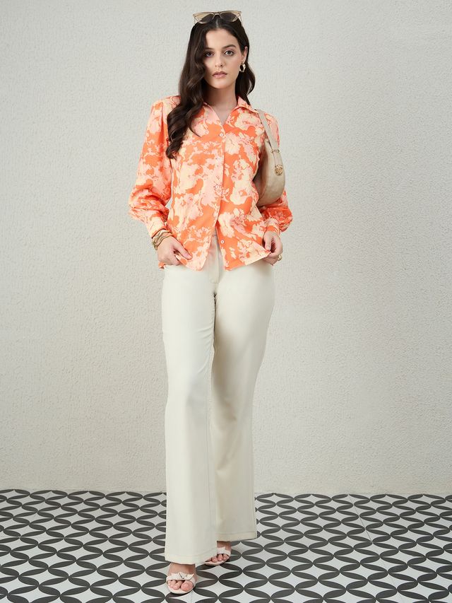 CRYSTAL BUTTON DUSK SHIRT