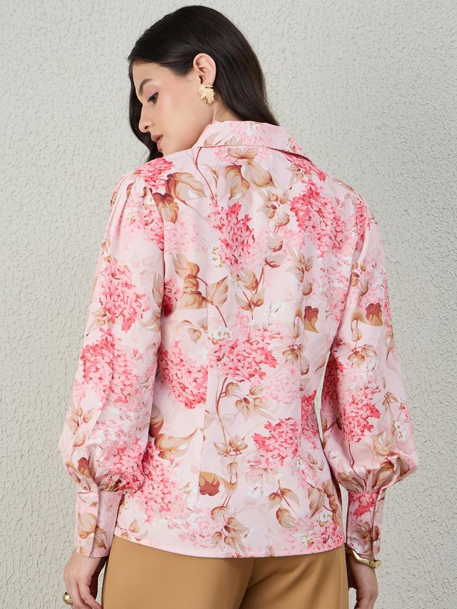 CRYSTAL BUTTON DUSK SHIRT