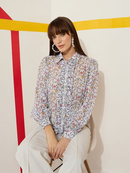 Long Sleeve Frill Shirt