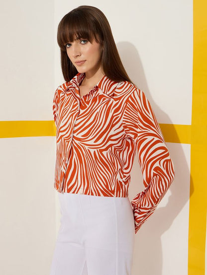 Casual Cropped Shirt