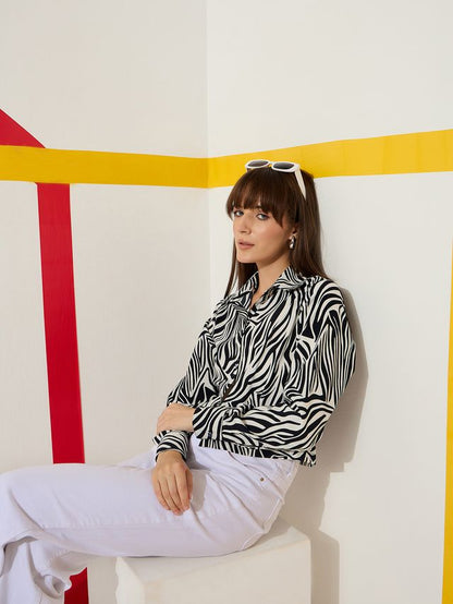 Casual Cropped Shirt