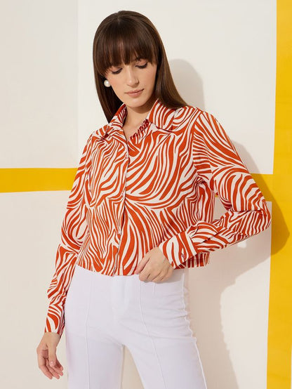 Casual Cropped Shirt