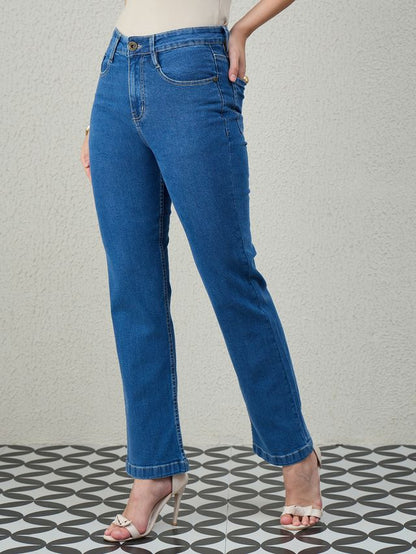 STRAIGHT WIDE LEG JEANS