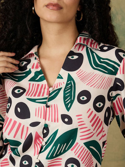 Fusion Buttoned Shirt