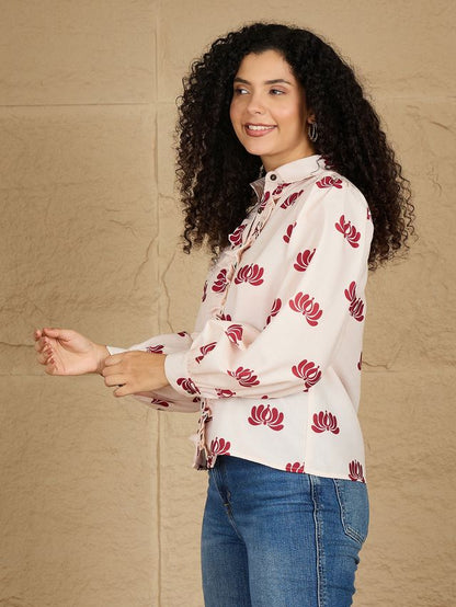 Long Sleeve Frill Shirt