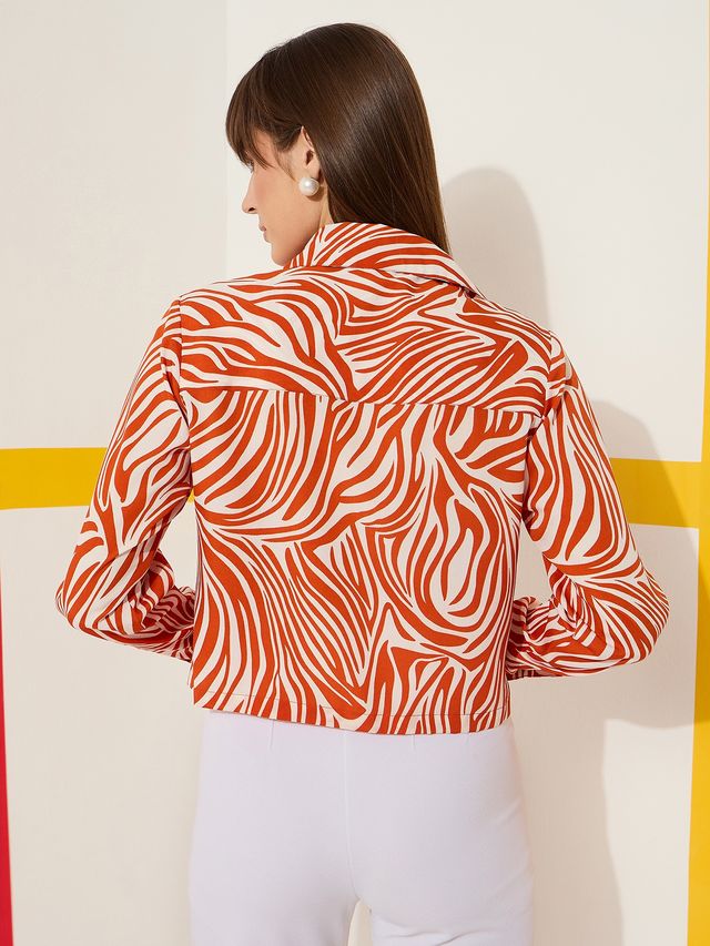 Casual Cropped Shirt